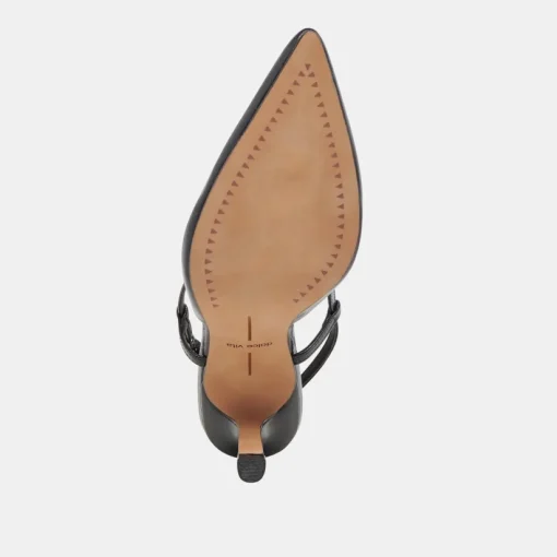 KIM HEELS MIDNIGHT CRINKLE PATENT
