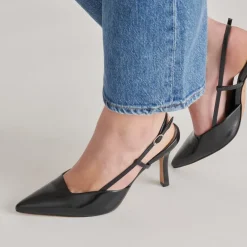 KIM HEELS MIDNIGHT CRINKLE PATENT