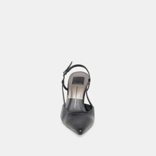 KIM HEELS MIDNIGHT CRINKLE PATENT