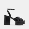 LAISHA HEELS MIDNIGHT CRINKLE PATENT