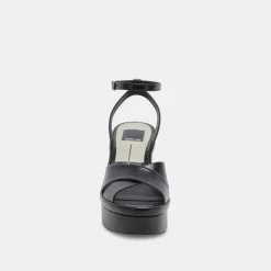LAISHA HEELS MIDNIGHT CRINKLE PATENT