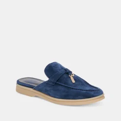 LASAIL FLATS NAVY SUEDE