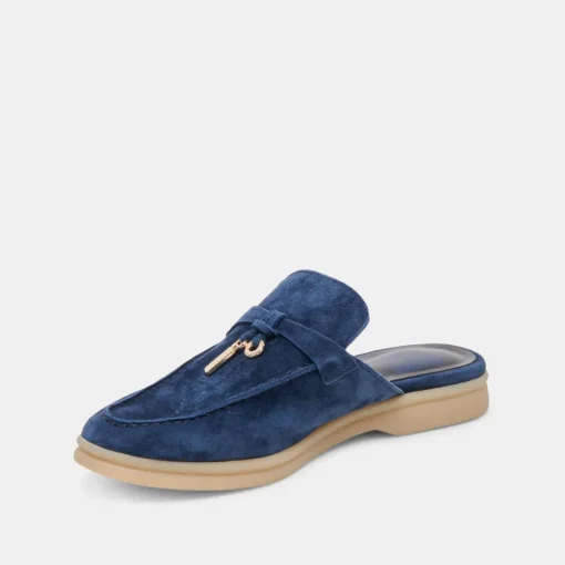 LASAIL FLATS NAVY SUEDE