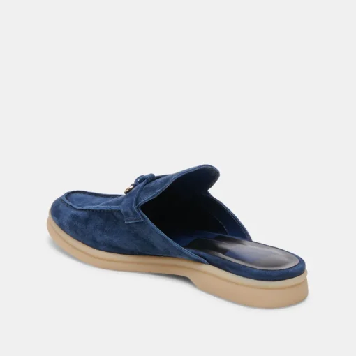 LASAIL FLATS NAVY SUEDE