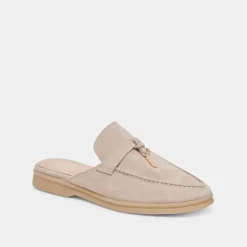 LASAIL FLATS TAUPE SUEDE