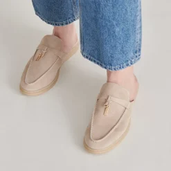 LASAIL FLATS TAUPE SUEDE