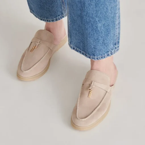 LASAIL FLATS TAUPE SUEDE