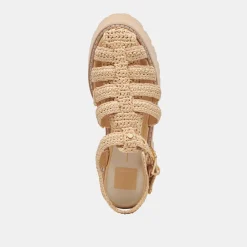 LASLY SANDALS NATURAL KNIT