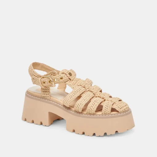 LASLY SANDALS NATURAL KNIT