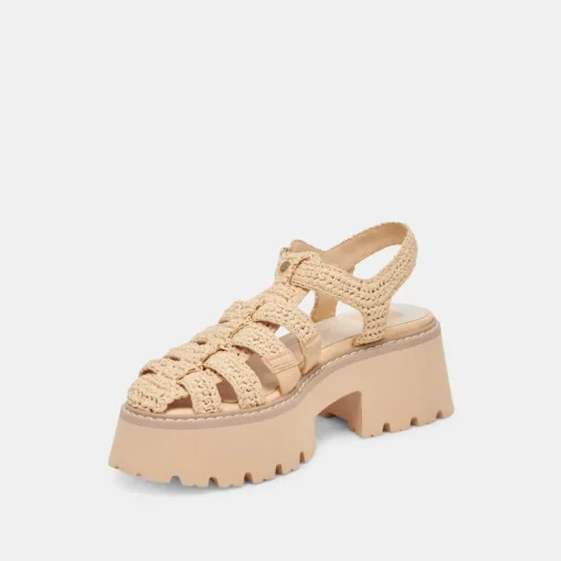 LASLY SANDALS NATURAL KNIT