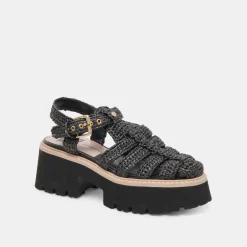 LASLY SANDALS ONYX KNIT