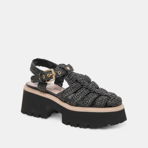 LASLY SANDALS ONYX KNIT