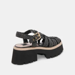 LASLY SANDALS ONYX KNIT