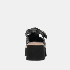 LASLY SANDALS ONYX KNIT