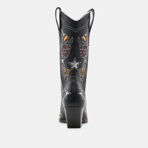 LASSIE BOOTS BLACK MULTI LEATHER