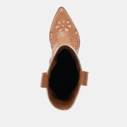 LASSIE BOOTS TAN MULTI LEATHER