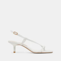 LAURY HEELS TRUE WHITE LEATHER