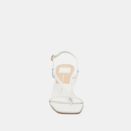 LAURY HEELS TRUE WHITE LEATHER