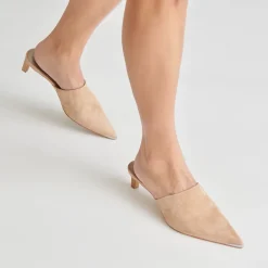 LEXY HEELS CAMEL SUEDE