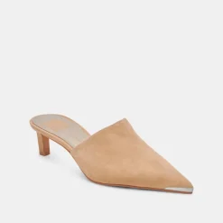 LEXY HEELS CAMEL SUEDE