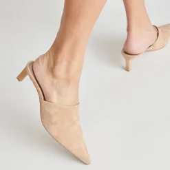 LEXY HEELS CAMEL SUEDE