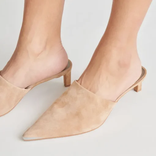 LEXY HEELS CAMEL SUEDE
