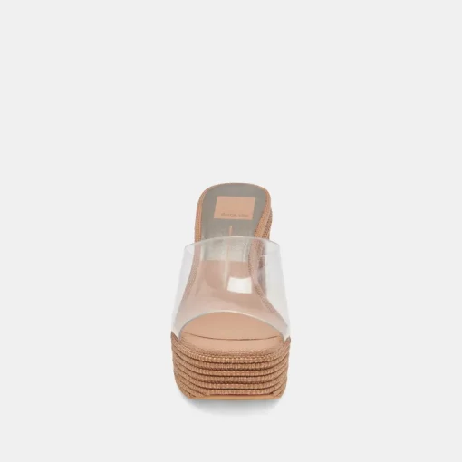 LICHIA HEELS COCOA VINYL