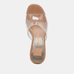 LICHIA HEELS COCOA VINYL