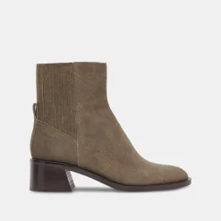 LINNY H2O WIDE BOOTS OLIVE SUEDE