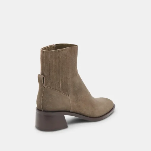 LINNY H2O WIDE BOOTS OLIVE SUEDE