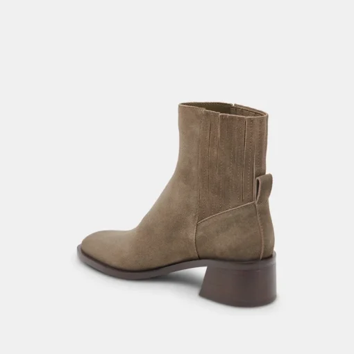 LINNY H2O WIDE BOOTS OLIVE SUEDE