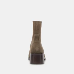 LINNY H2O WIDE BOOTS OLIVE SUEDE