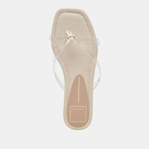 LUCCA SANDALS CRYSTAL VINYL