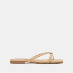 LUCCA SANDALS NATURAL RAFFIA