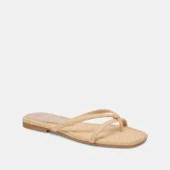 LUCCA SANDALS NATURAL RAFFIA