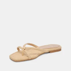 LUCCA SANDALS NATURAL RAFFIA