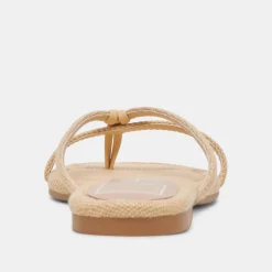 LUCCA SANDALS NATURAL RAFFIA