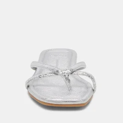 LUCCA SANDALS SILVER DISTRESSED STELLA