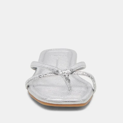 LUCCA SANDALS SILVER DISTRESSED STELLA