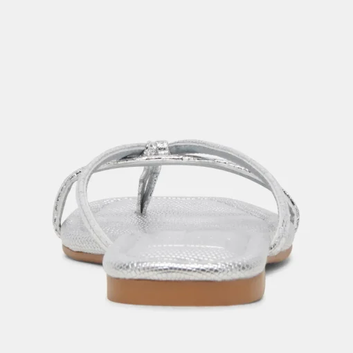 LUCCA SANDALS SILVER DISTRESSED STELLA