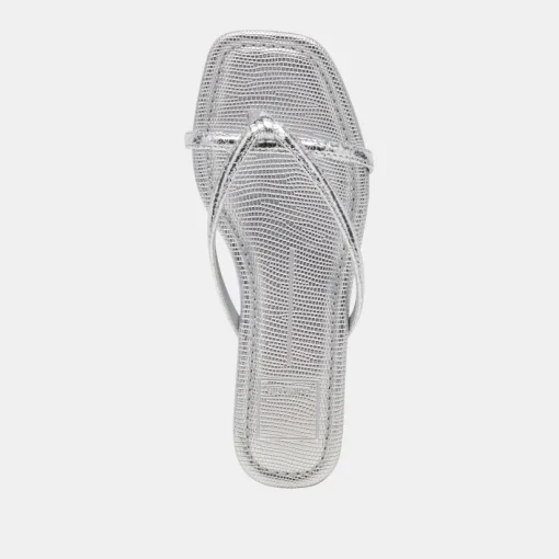 LUCCA SANDALS SILVER DISTRESSED STELLA