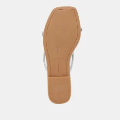 LUCCA SANDALS SILVER DISTRESSED STELLA