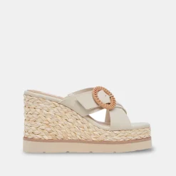 LUIZ WEDGES IVORY STELLA