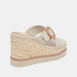 LUIZ WEDGES IVORY STELLA