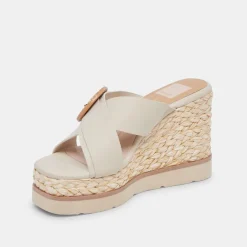 LUIZ WEDGES IVORY STELLA