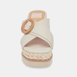 LUIZ WEDGES IVORY STELLA