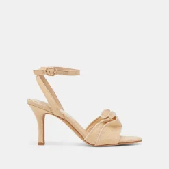 LUNETE HEELS LT NATURAL WOVEN RAFFIA