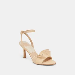 LUNETE HEELS LT NATURAL WOVEN RAFFIA