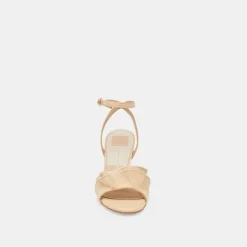 LUNETE HEELS LT NATURAL WOVEN RAFFIA