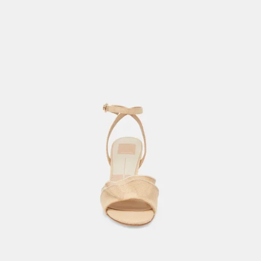 LUNETE HEELS LT NATURAL WOVEN RAFFIA